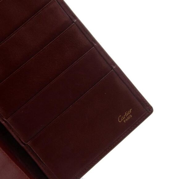 Cartier Embossed Logo Leather Bi-Fold Organizer Wallet CR-1118P-0014 - Picture 11 of 11